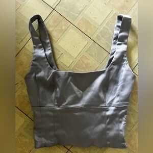 Wilfred Aritzia xxs satin corset top - light purple